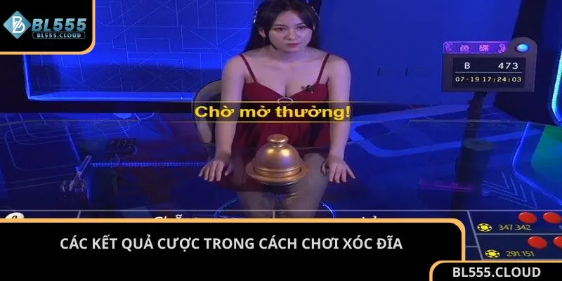 Các kết quả cược trong cách chơi Xóc Đĩa